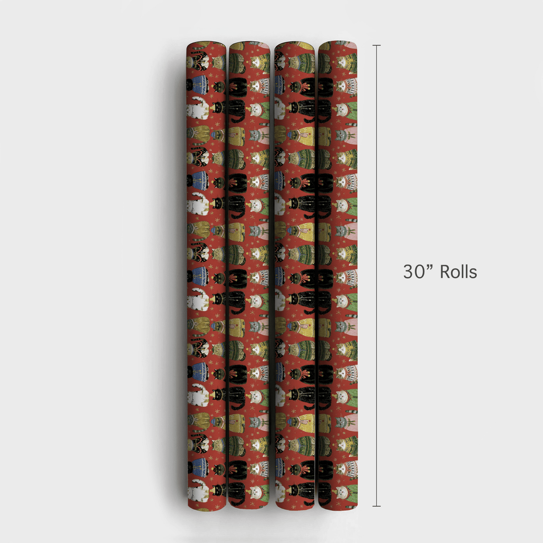 Yule Kittens - Wrapping Paper - Aspen & Arlo