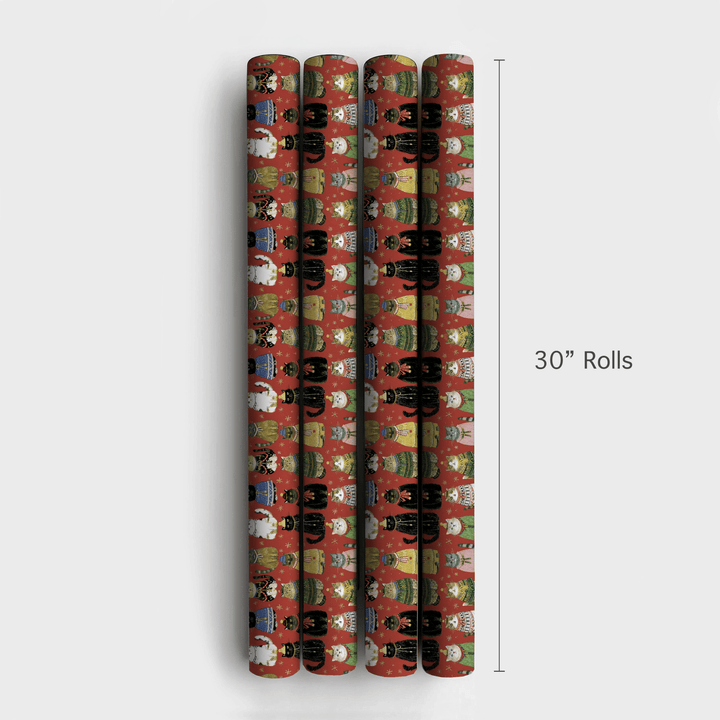 Yule Kittens - Wrapping Paper - Aspen & Arlo