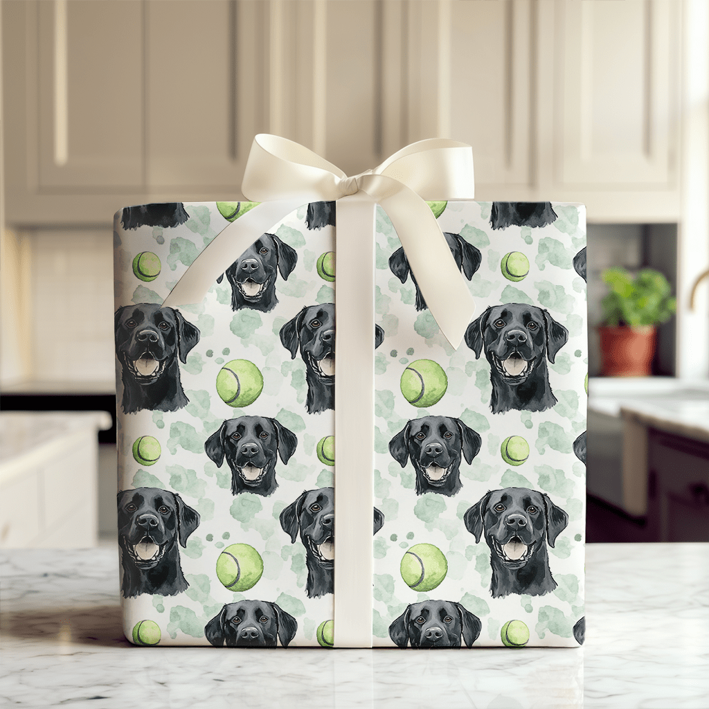 Midnight Fetcher - Wrapping Paper - Aspen & Arlo