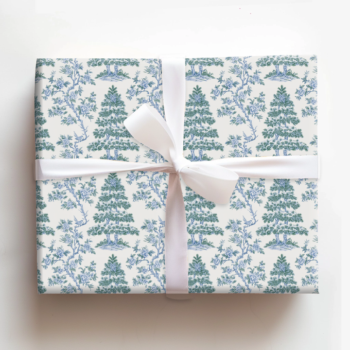 Blue Willow Toile