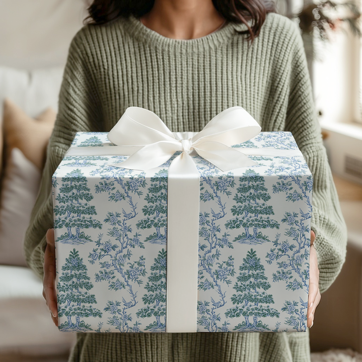 Blue Willow Toile