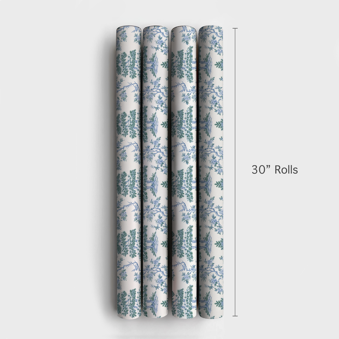 Blue Willow Toile