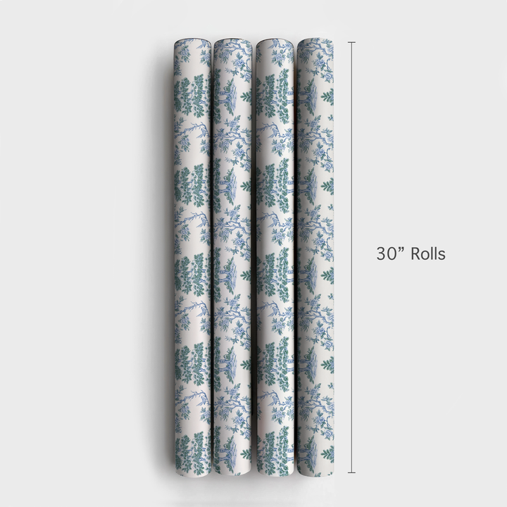 Blue Willow Toile