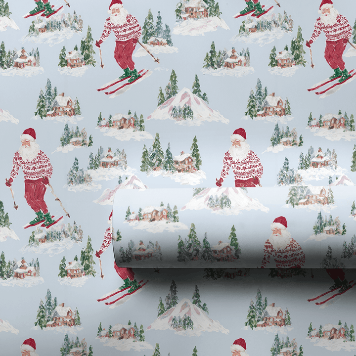 Santa's Ski Club - Wrapping Paper - Aspen & Arlo