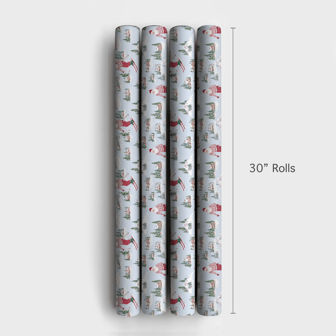 Santa's Ski Club - Wrapping Paper - Aspen & Arlo