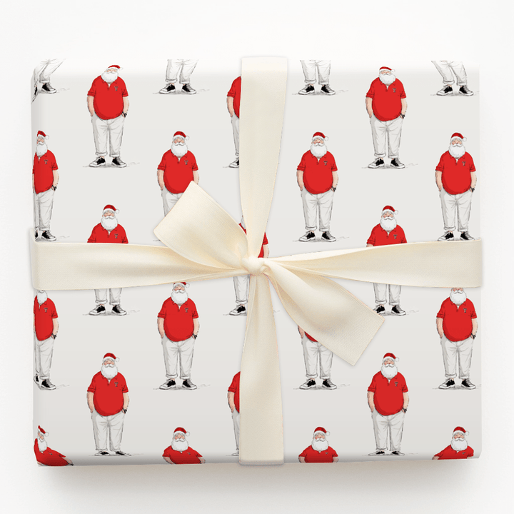 Texas Tech Santa Polo - Wrapping Paper - Aspen & Arlo