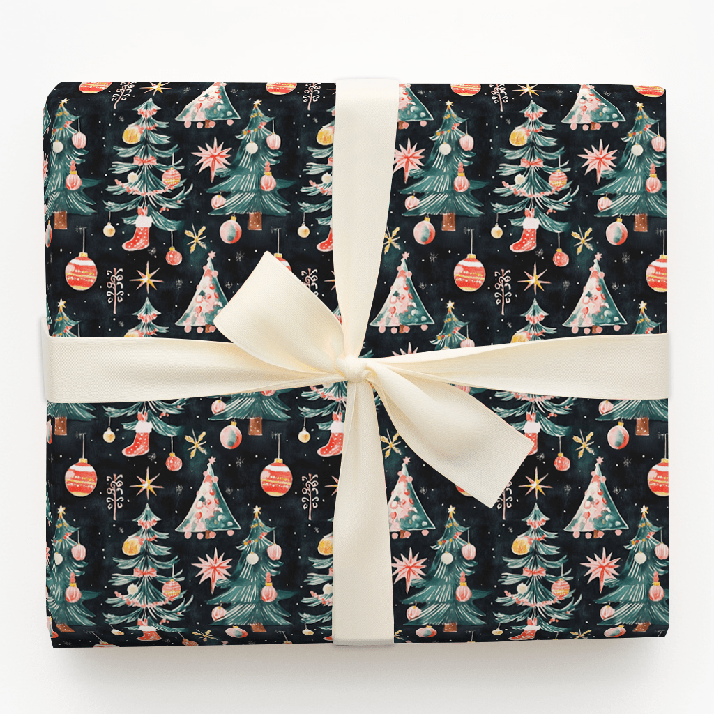 Sugarplum Night - Wrapping Paper - Aspen & Arlo