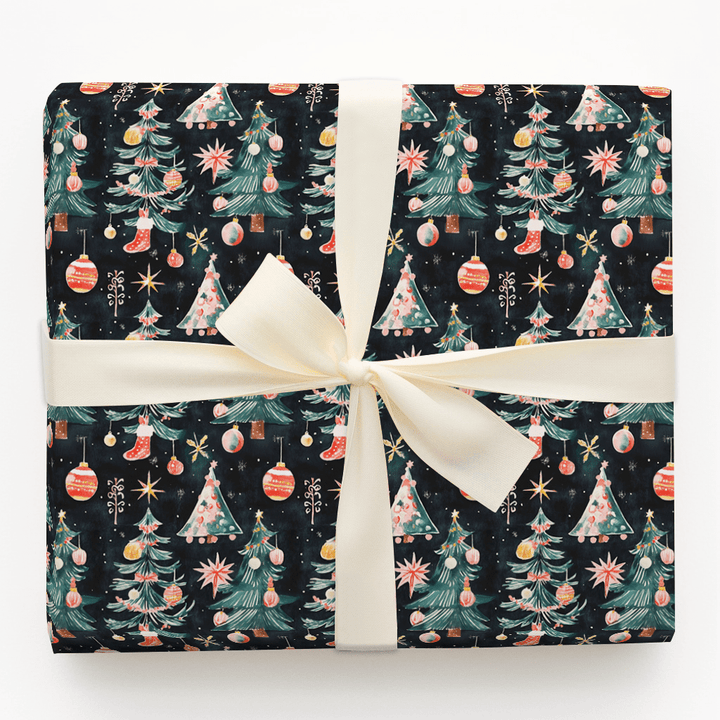 Sugarplum Night - Wrapping Paper - Aspen & Arlo