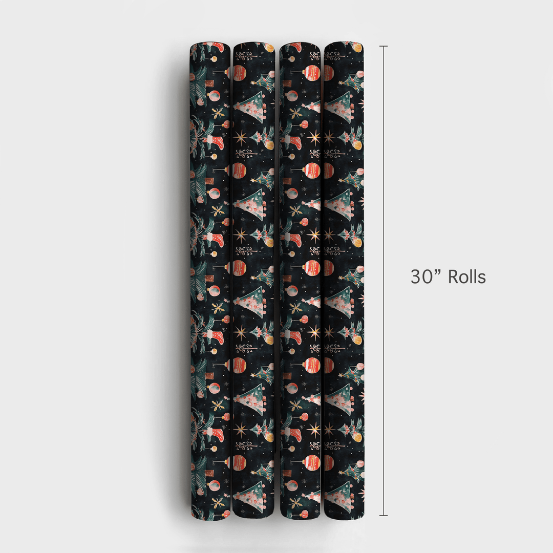 Sugarplum Night - Wrapping Paper - Aspen & Arlo