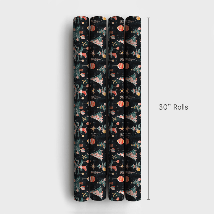 Sugarplum Night - Wrapping Paper - Aspen & Arlo