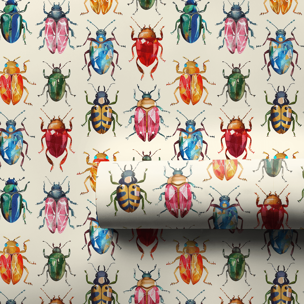The Ledger Collection - Buggin' Around - Wrapping Paper - Aspen & Arlo