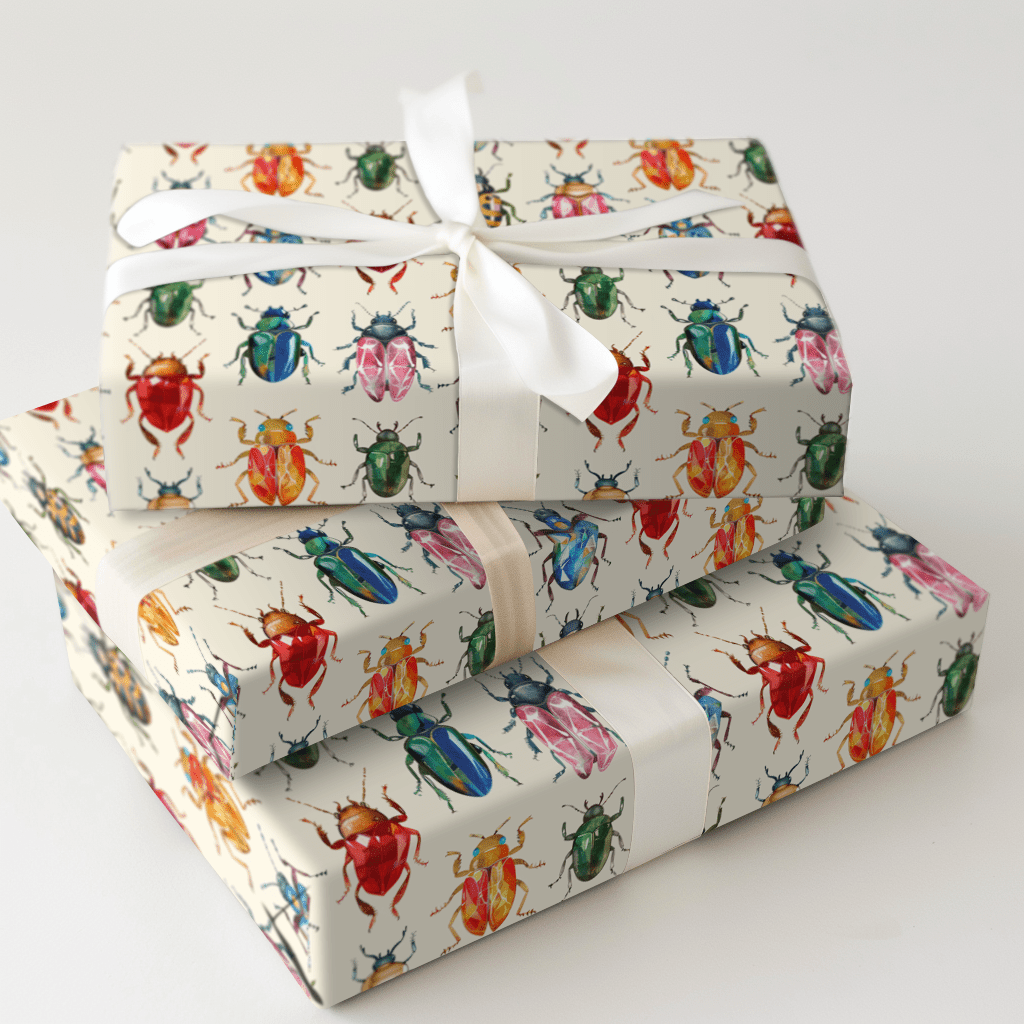 The Ledger Collection - Buggin' Around - Wrapping Paper - Aspen & Arlo
