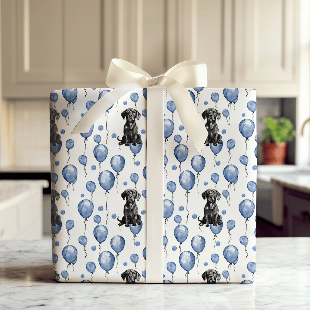 Bluetiful Pawty - Wrapping Paper - Aspen & Arlo