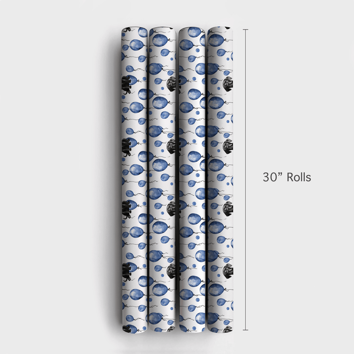 Bluetiful Pawty - Wrapping Paper - Aspen & Arlo