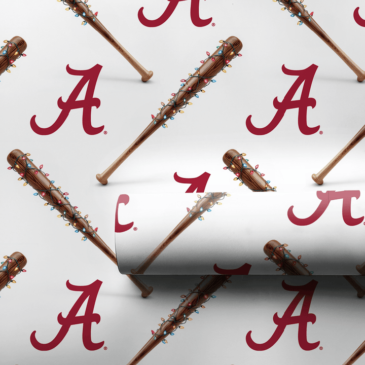 Crimson Diamond Lights - Wrapping Paper - Aspen & Arlo