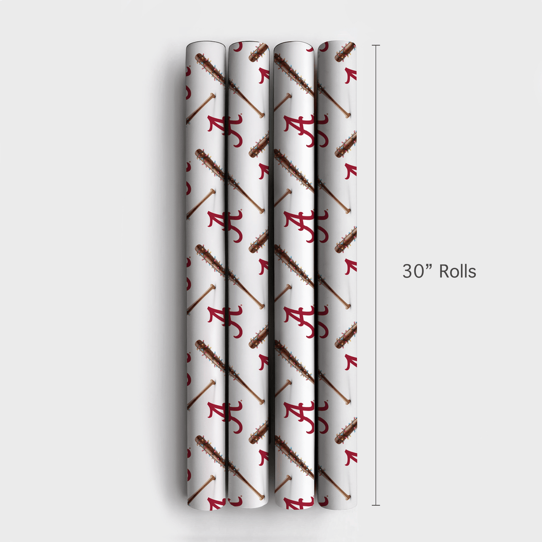 Crimson Diamond Lights - Wrapping Paper - Aspen & Arlo