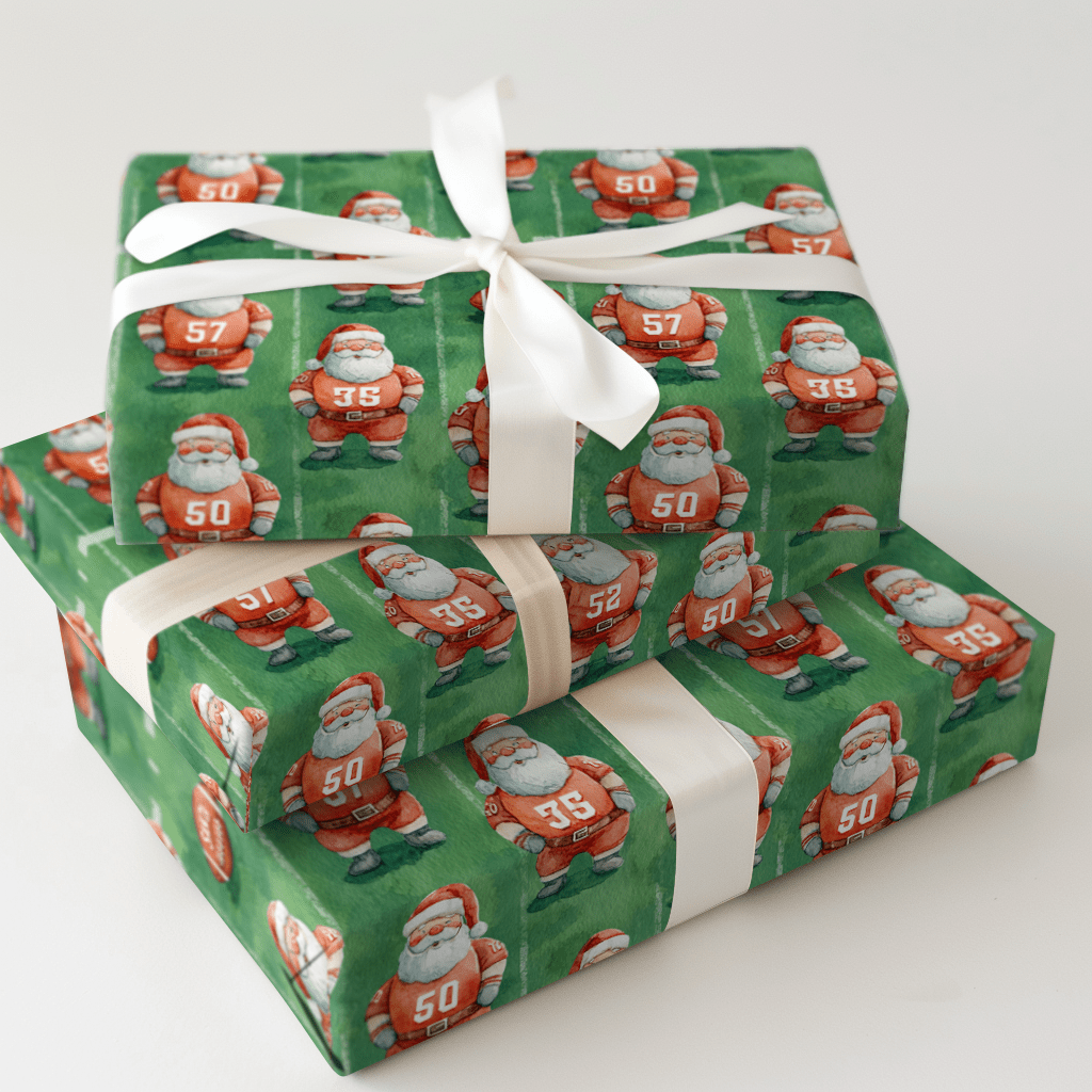 Helmets and Holiday - Wrapping Paper - Aspen & Arlo