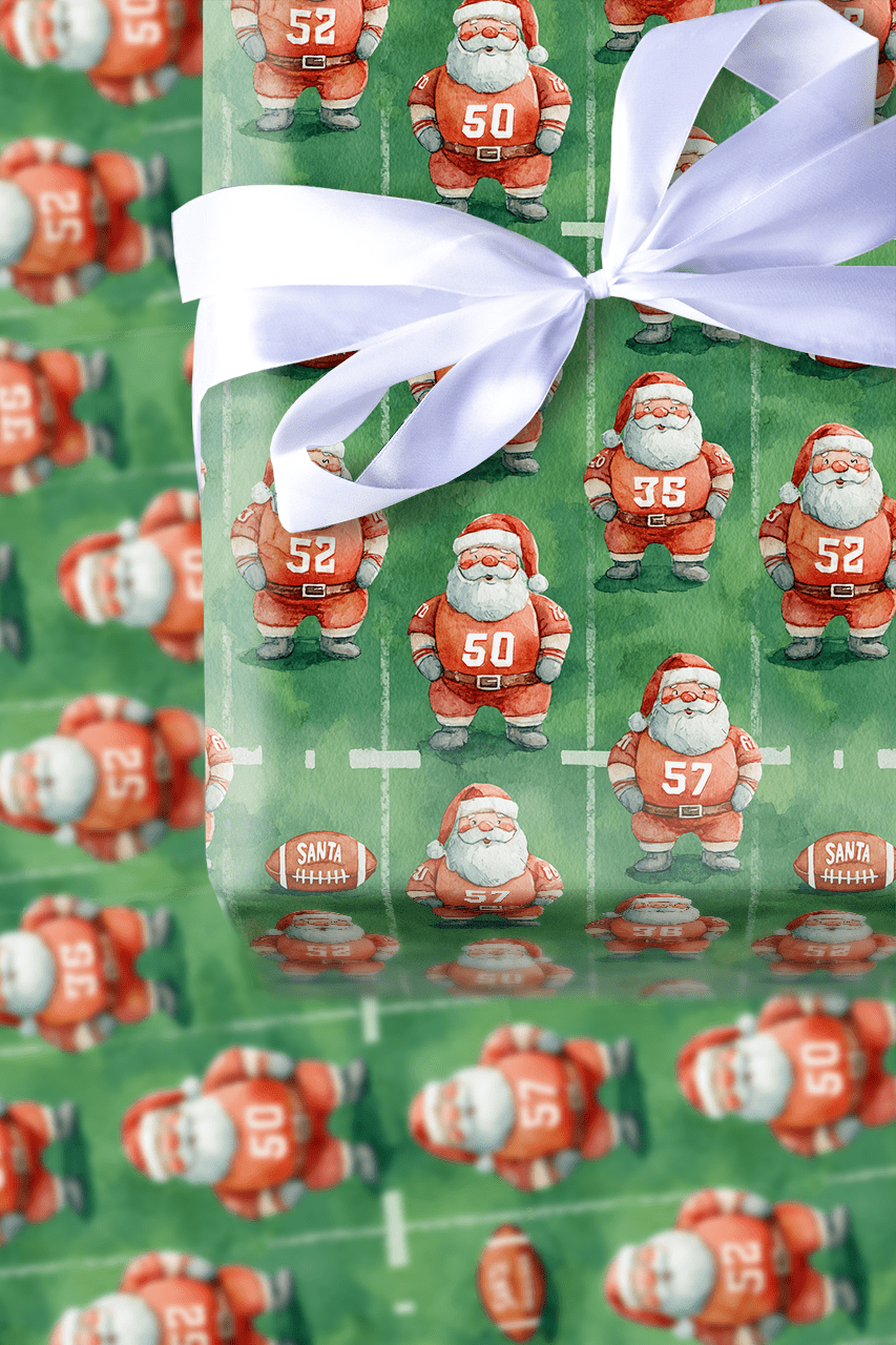 Helmets and Holiday - Wrapping Paper - Aspen & Arlo