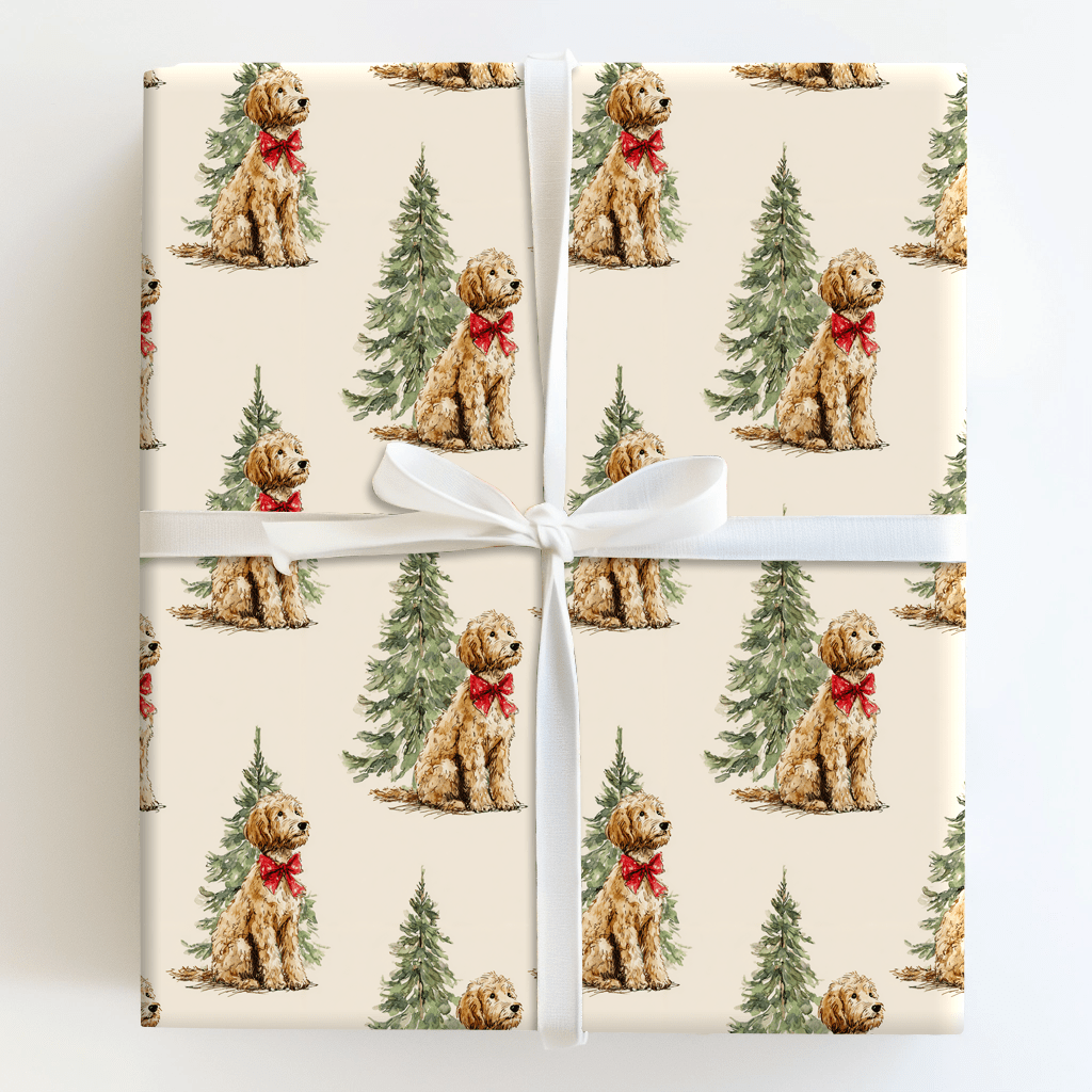 Fur Golden - Wrapping Paper - Aspen & Arlo