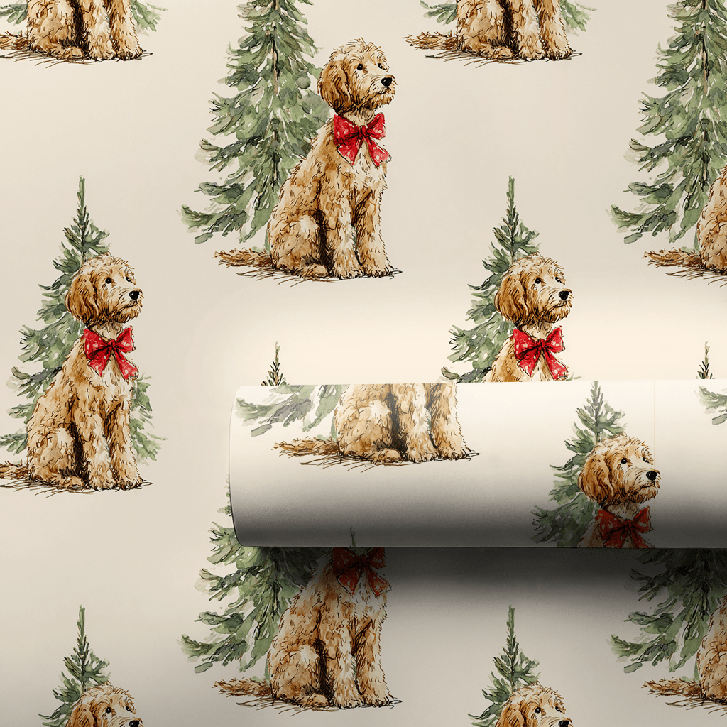 Fur Golden - Wrapping Paper - Aspen & Arlo