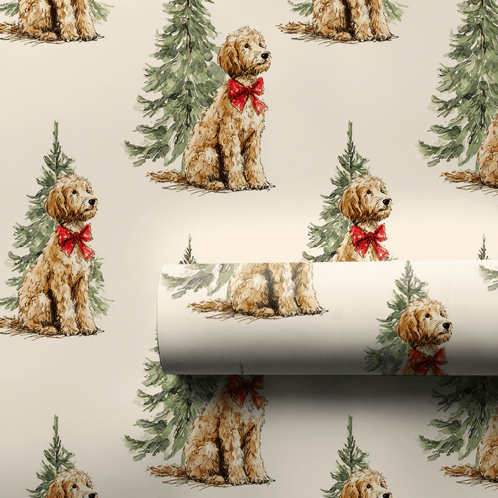 Fur Golden - Wrapping Paper - Aspen & Arlo
