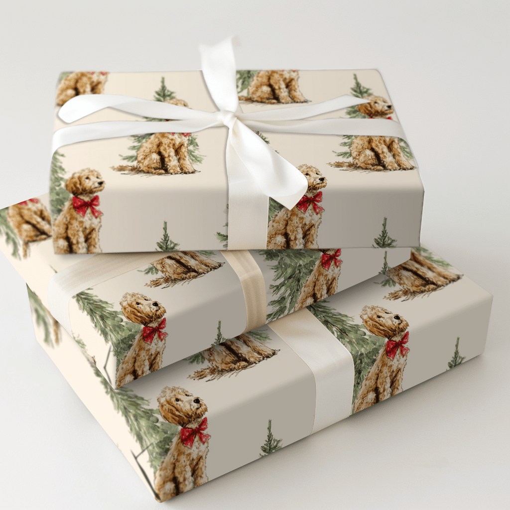 Fur Golden - Wrapping Paper - Aspen & Arlo