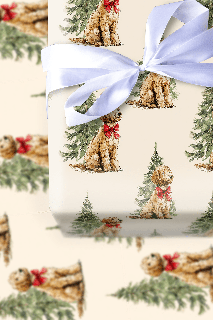 Fur Golden - Wrapping Paper - Aspen & Arlo