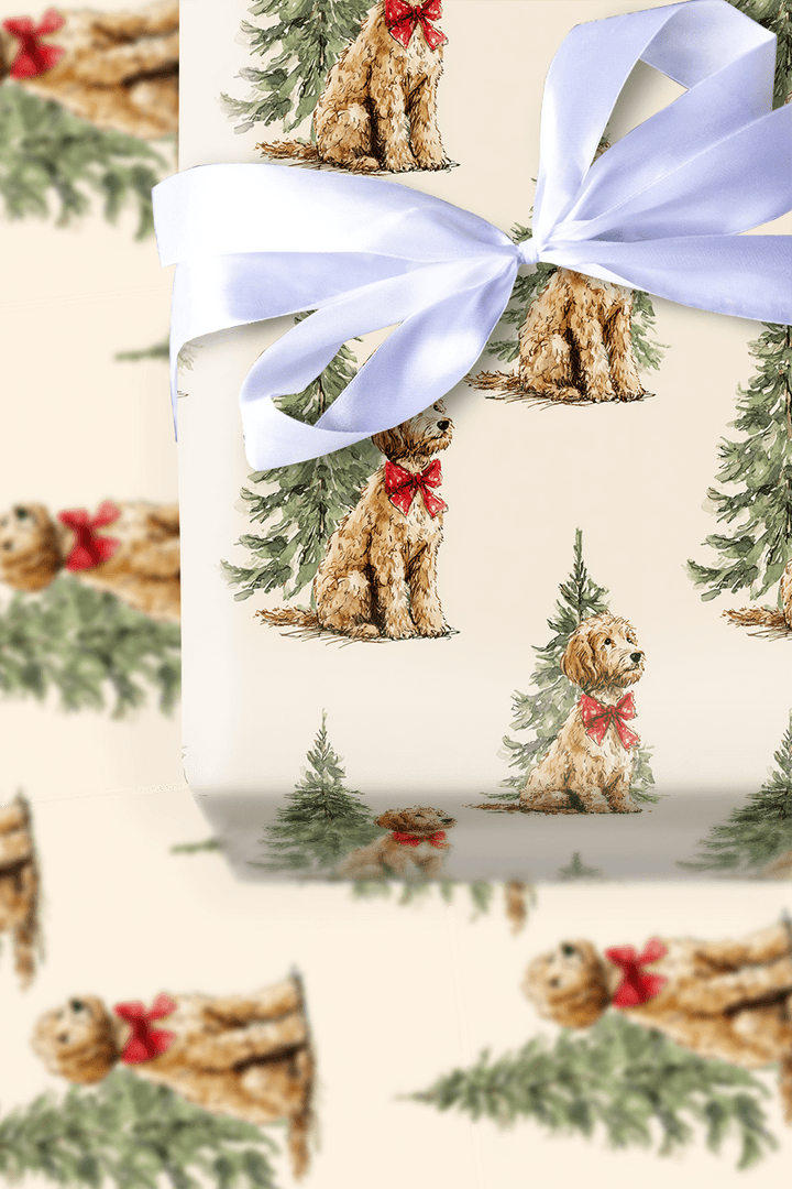 Fur Golden - Wrapping Paper - Aspen & Arlo