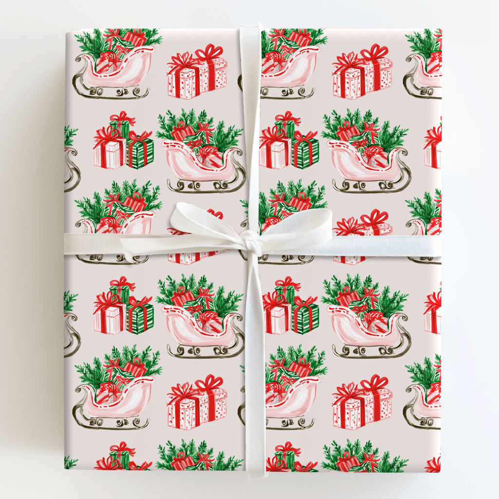 Sleighful of Gifts - Wrapping Paper - Aspen & Arlo
