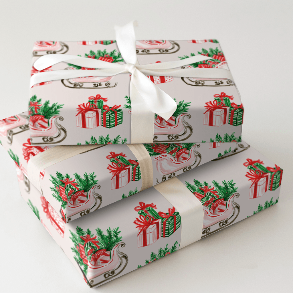 Sleighful of Gifts - Wrapping Paper - Aspen & Arlo
