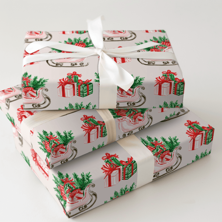 Sleighful of Gifts - Wrapping Paper - Aspen & Arlo