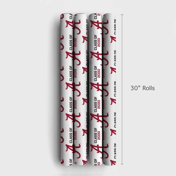 Alabama Class of 2030 - Wrapping Paper - Aspen & Arlo