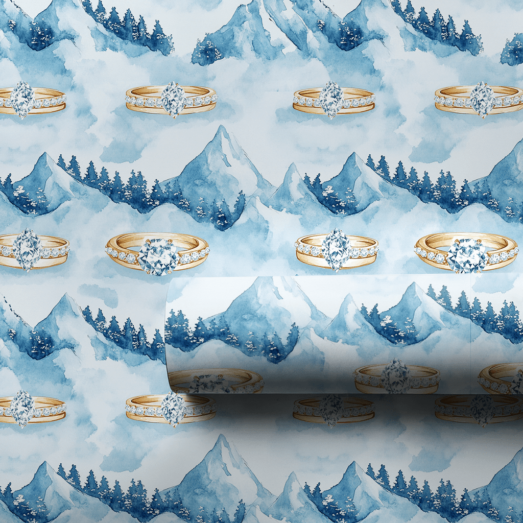 Mountain Ring - Wrapping Paper - Aspen & Arlo