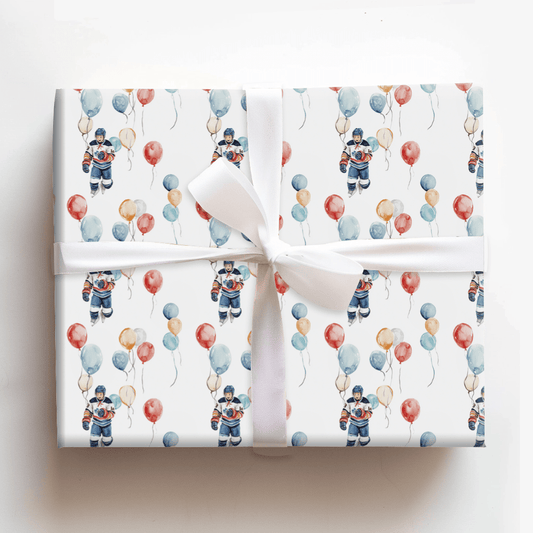 Faceoff Party - Wrapping Paper - Aspen & Arlo