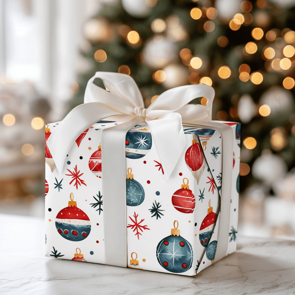 Sky of Ornaments - Wrapping Paper - Aspen & Arlo