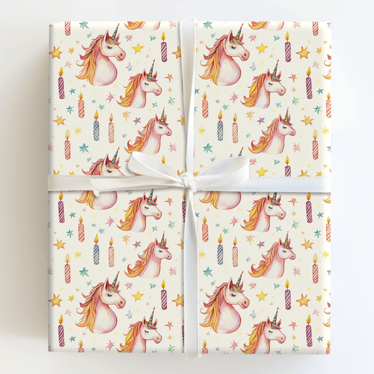 Wishes Beyond the Horns - Wrapping Paper - Aspen & Arlo