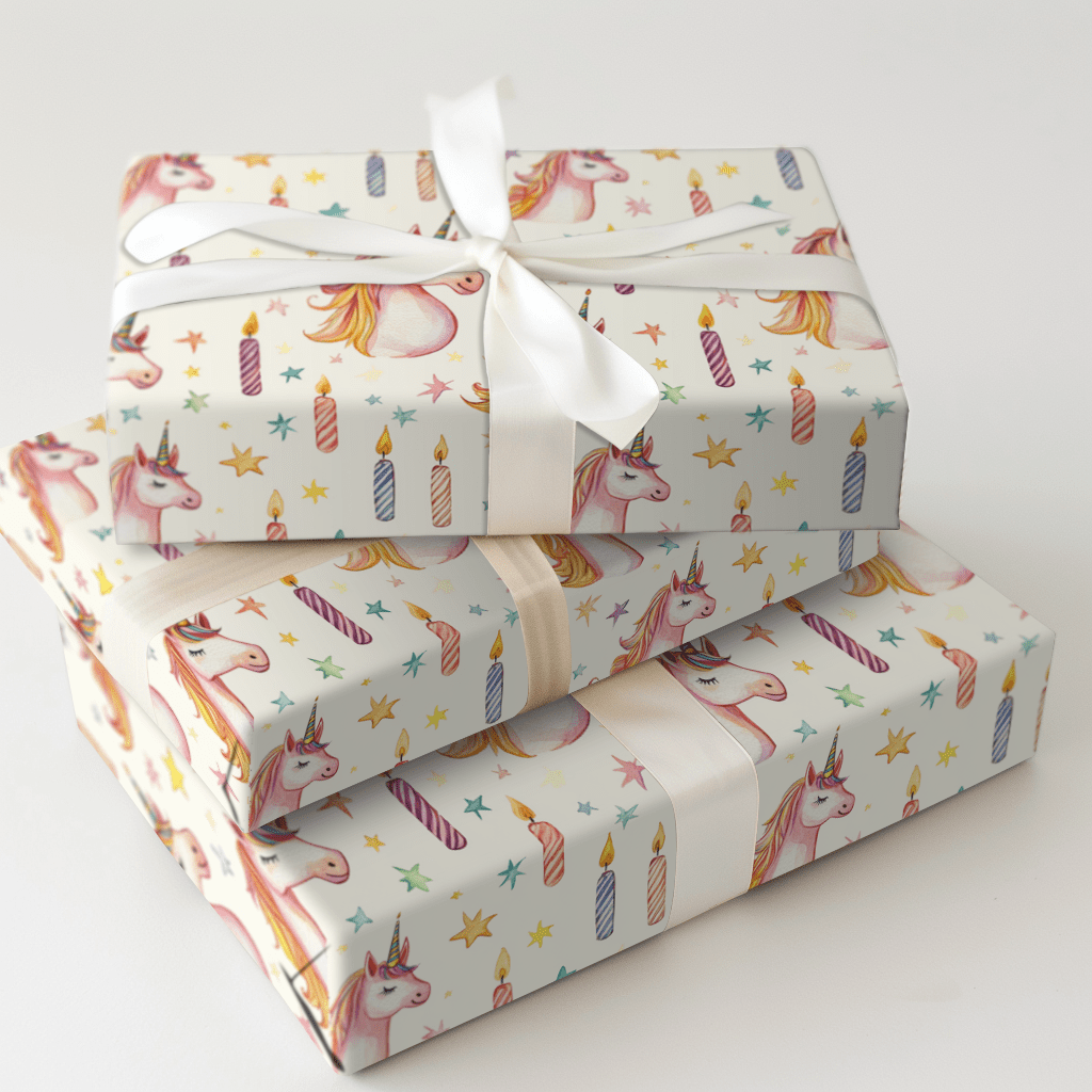 Wishes Beyond the Horns - Wrapping Paper - Aspen & Arlo