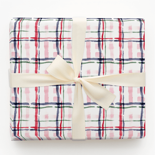Cardigan Plaid - Wrapping Paper - Aspen & Arlo