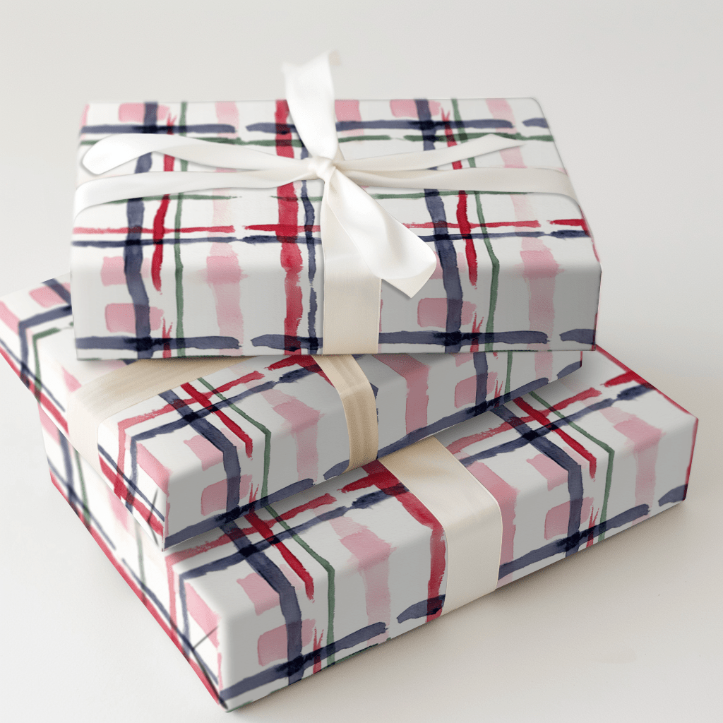 Cardigan Plaid - Wrapping Paper - Aspen & Arlo