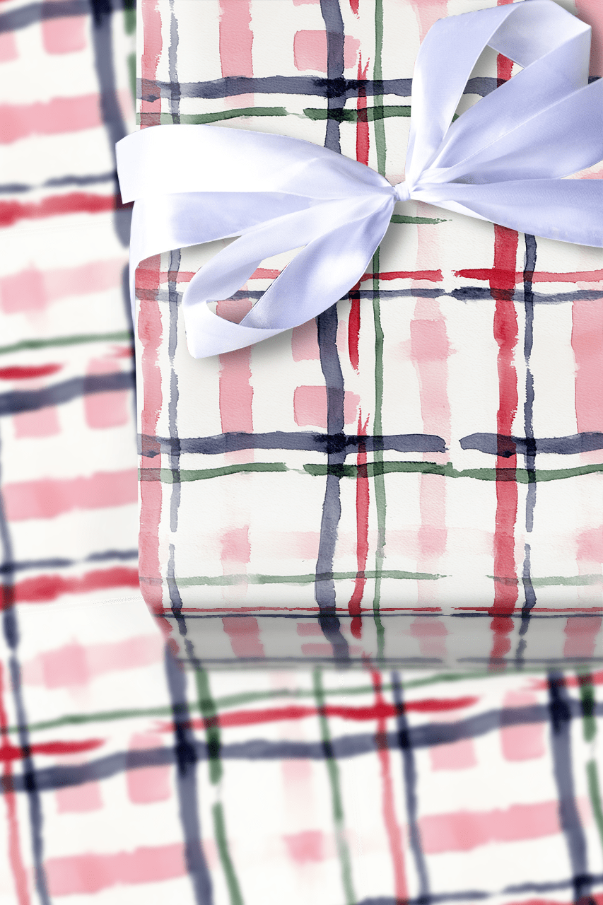Cardigan Plaid - Wrapping Paper - Aspen & Arlo