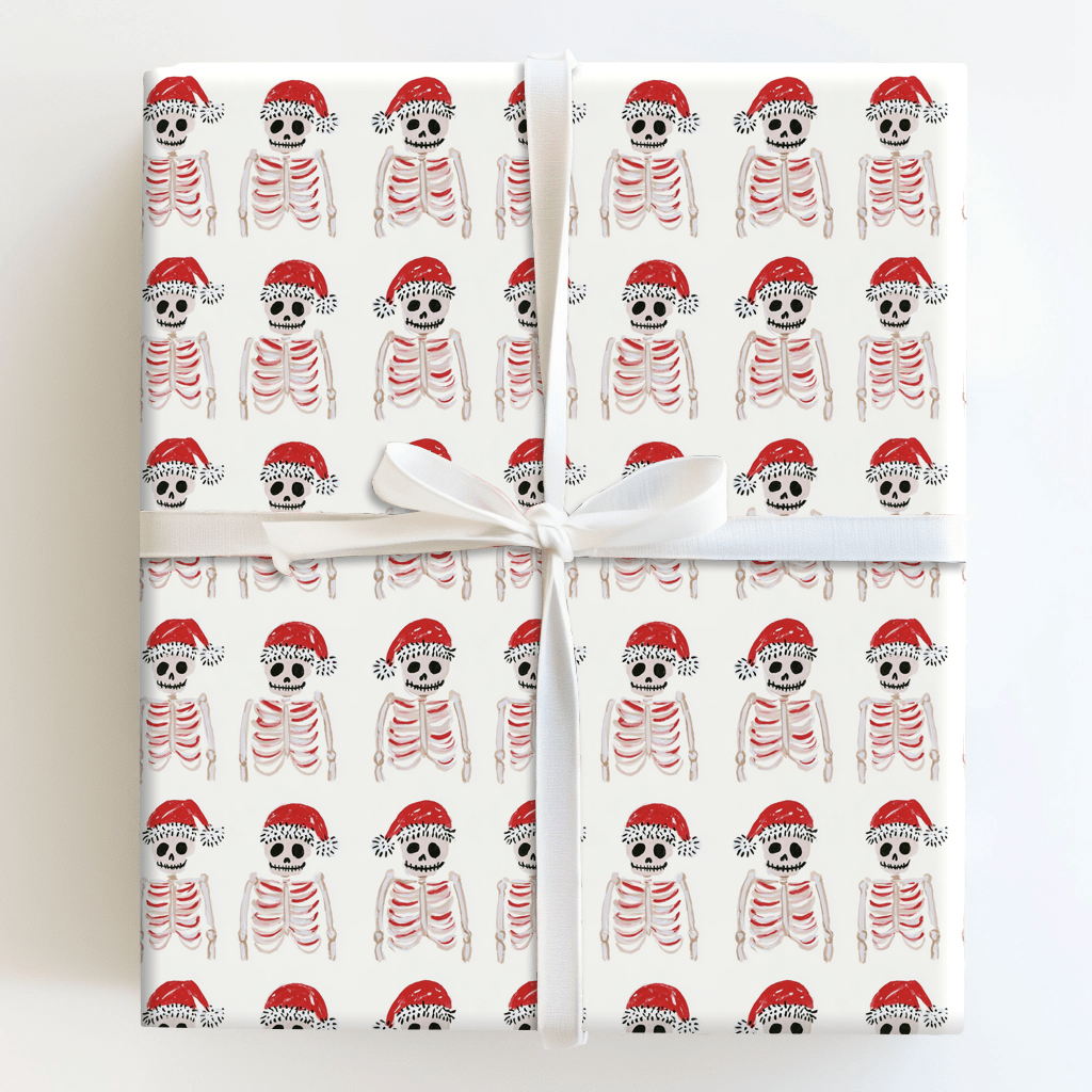 Jolly Old Bones - Wrapping Paper - Aspen & Arlo