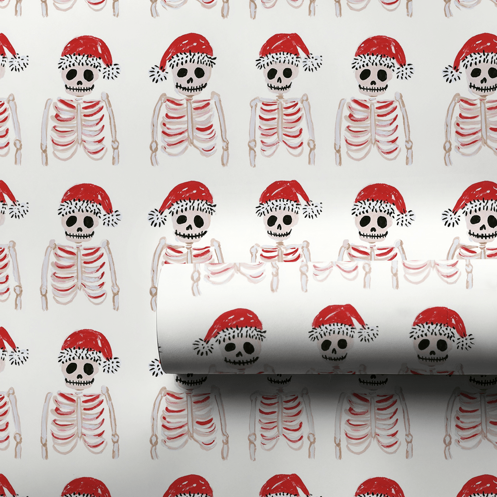 Jolly Old Bones - Wrapping Paper - Aspen & Arlo