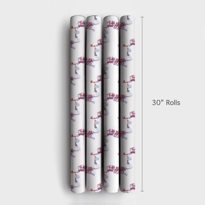 North Pole Netters - Wrapping Paper - Aspen & Arlo