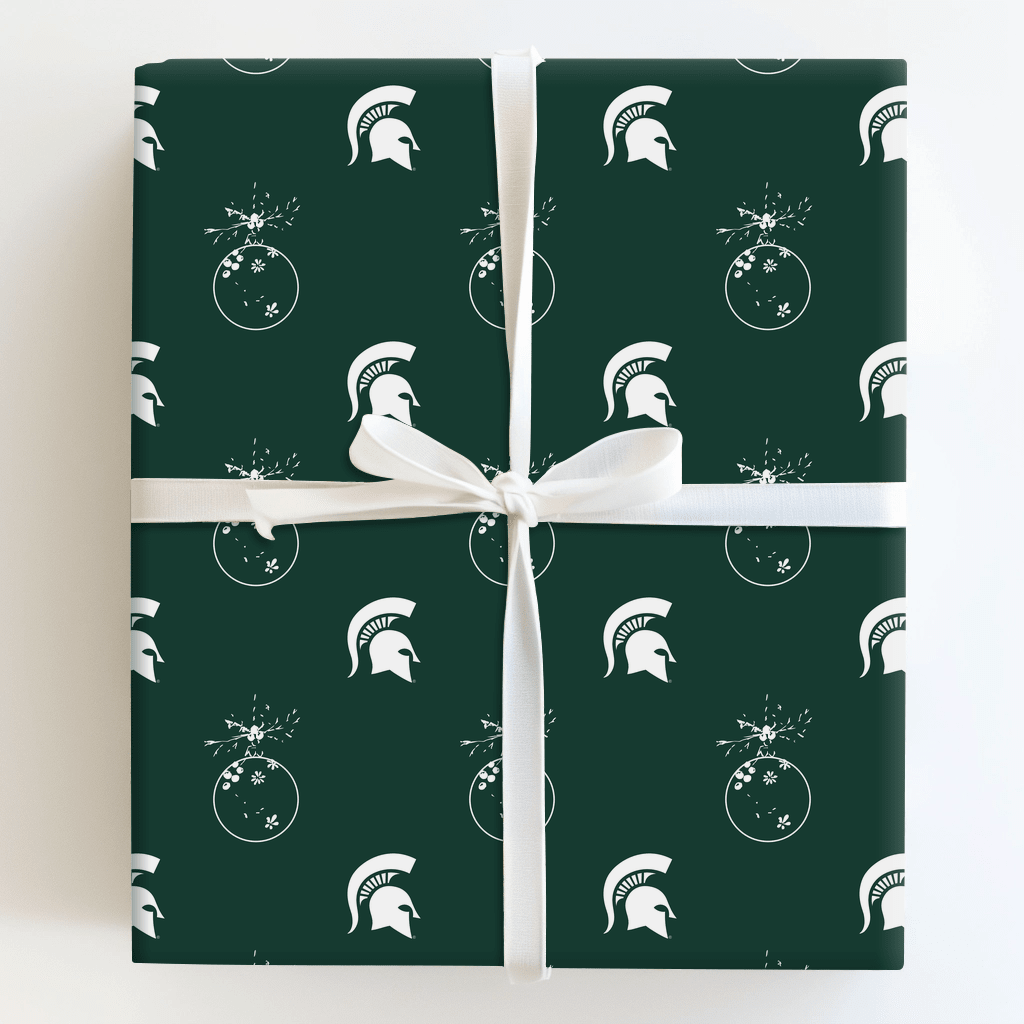 MSU Ornament - Wrapping Paper - Aspen & Arlo