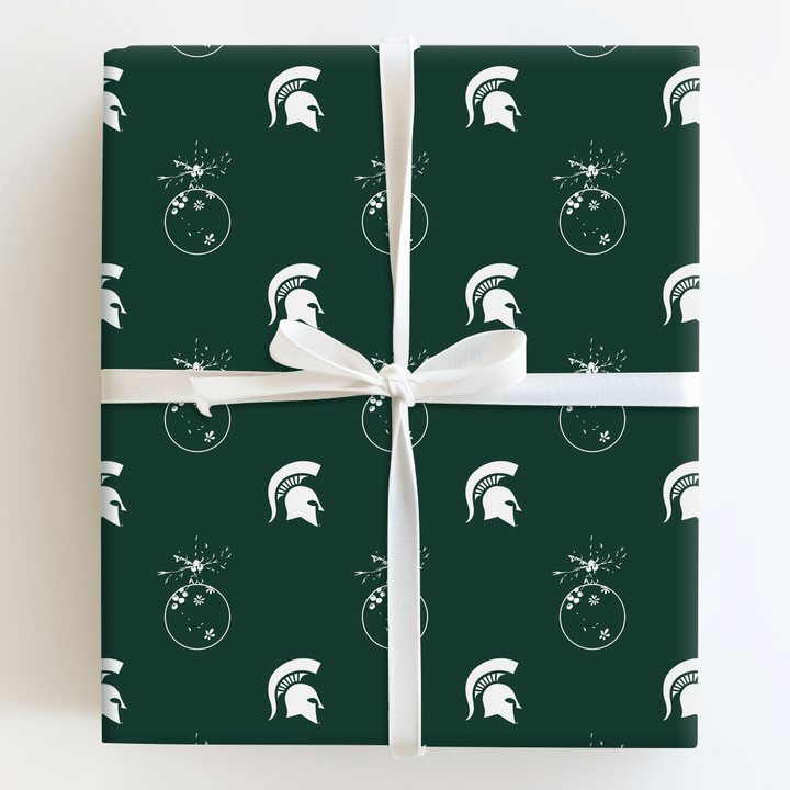 MSU Ornament - Wrapping Paper - Aspen & Arlo