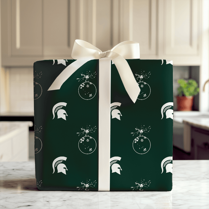 MSU Ornament - Wrapping Paper - Aspen & Arlo