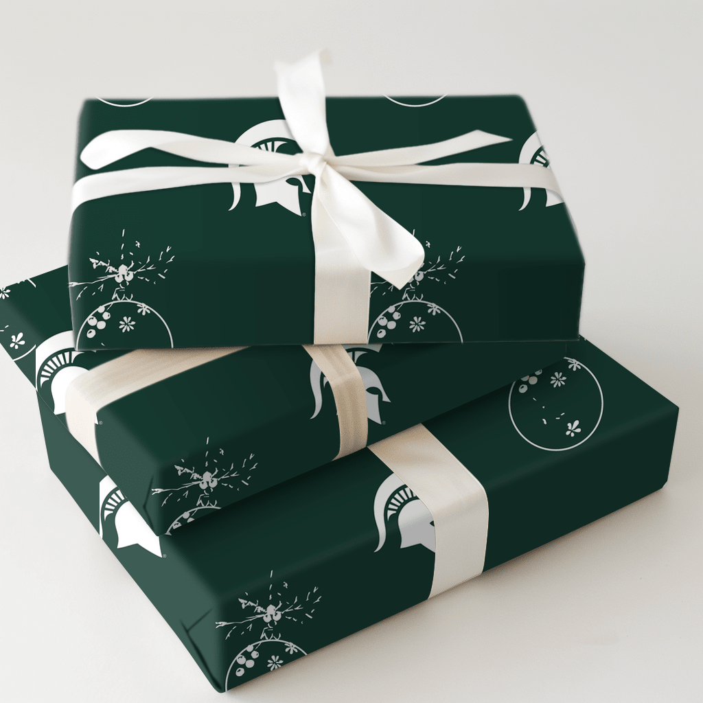 MSU Ornament - Wrapping Paper - Aspen & Arlo