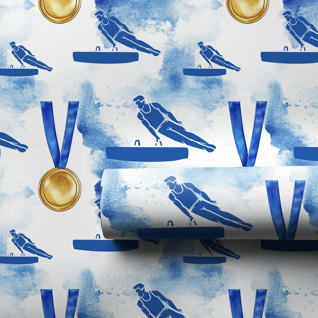 Pommel Horse Guy - Wrapping Paper - Aspen & Arlo