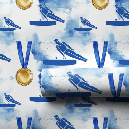 Pommel Horse Guy - Wrapping Paper - Aspen & Arlo