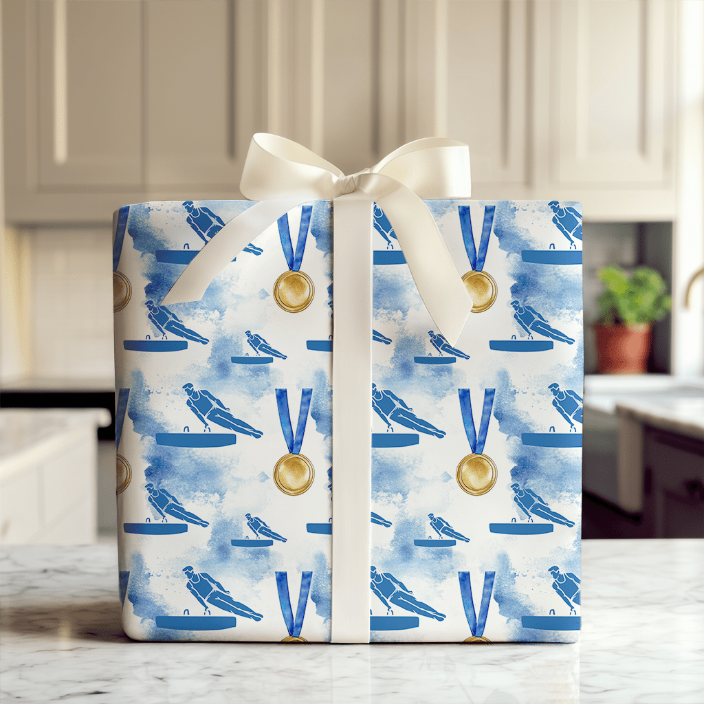 Pommel Horse Guy - Wrapping Paper - Aspen & Arlo